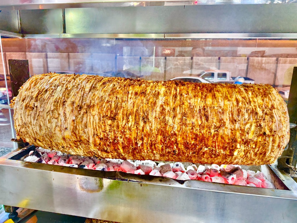 Charcoal Spit Rotisserie Cag Kebab